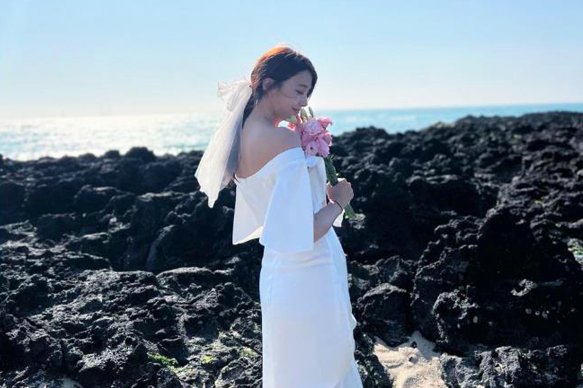 유인영 웨딩드레스